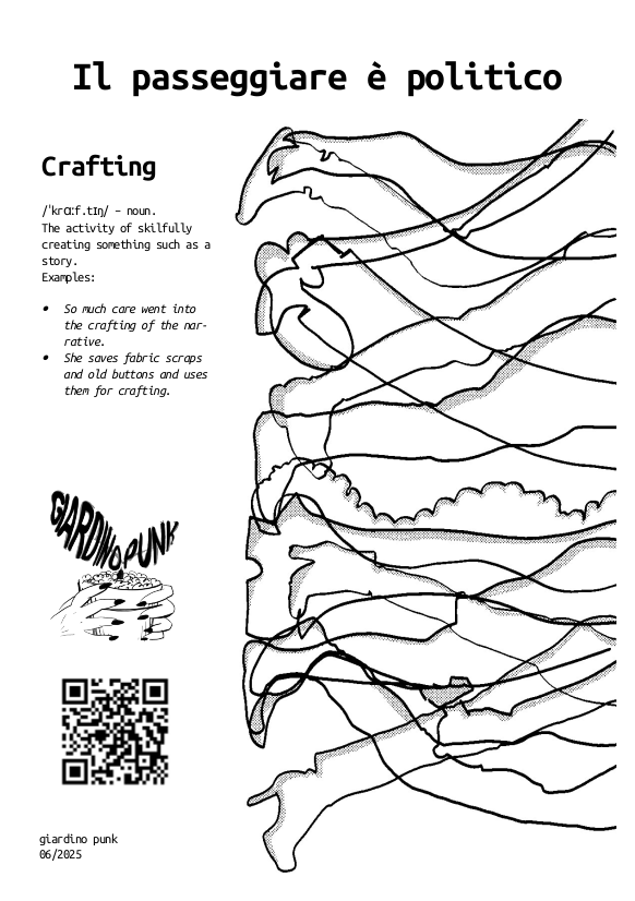 Crafting passeggiare